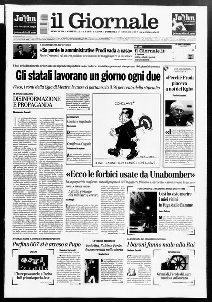 Il giornale : quotidiano del mattino